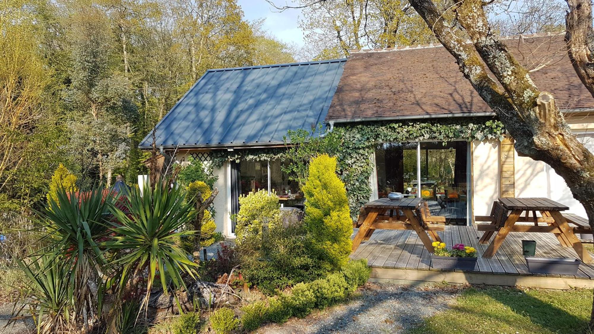 Bed and Breakfast Domaine De Sahil Saint-Romain-sur-Cher Exterior foto